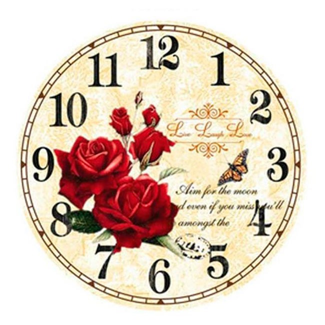 Часы настенные «Роза» 